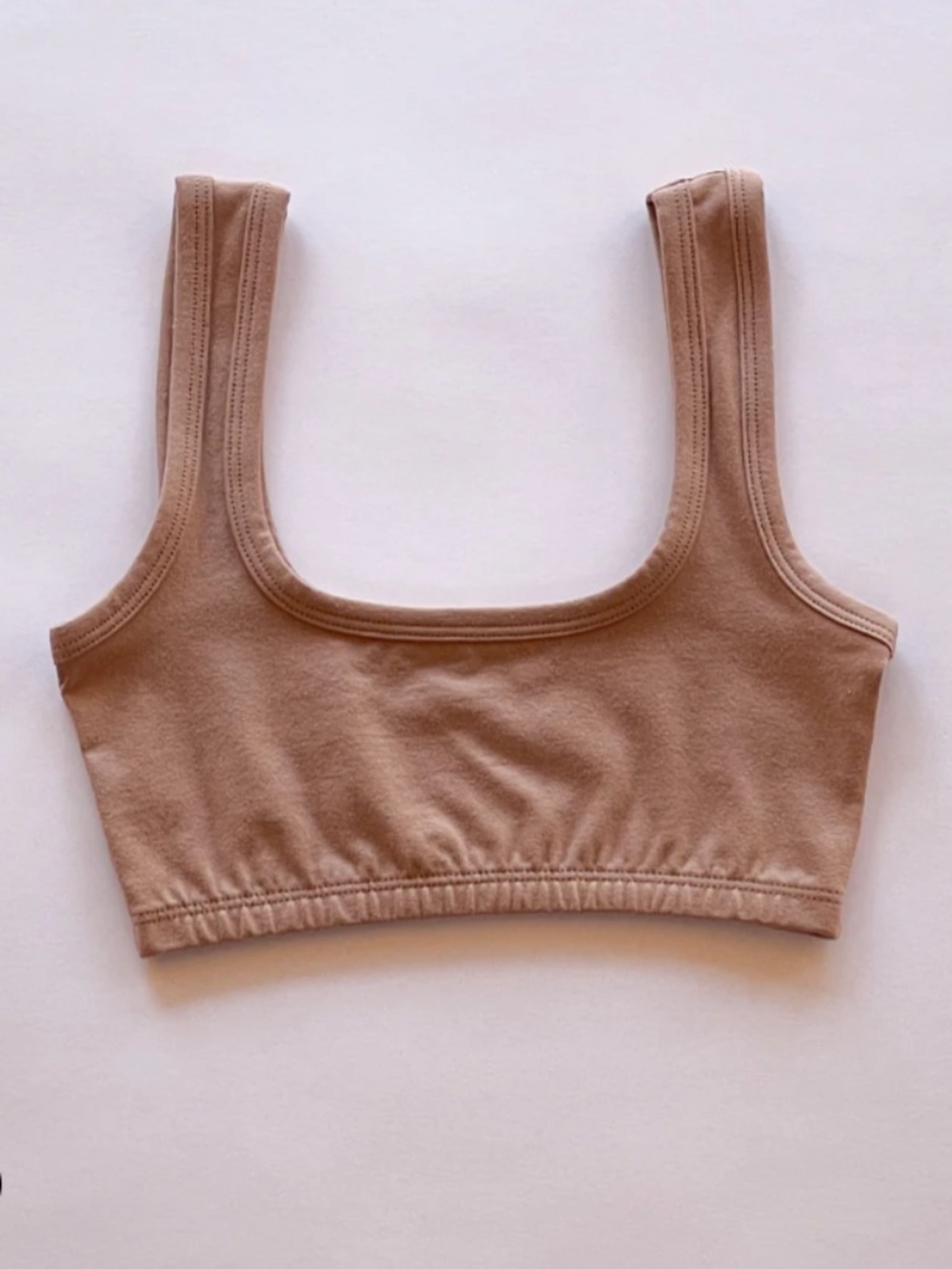 ARQ Spice Brown Wide-Strap Bra